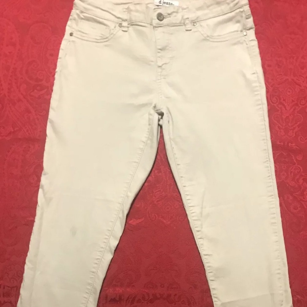 D. Jeans Women's Gray skinny jeans 5 Pocket Cotton